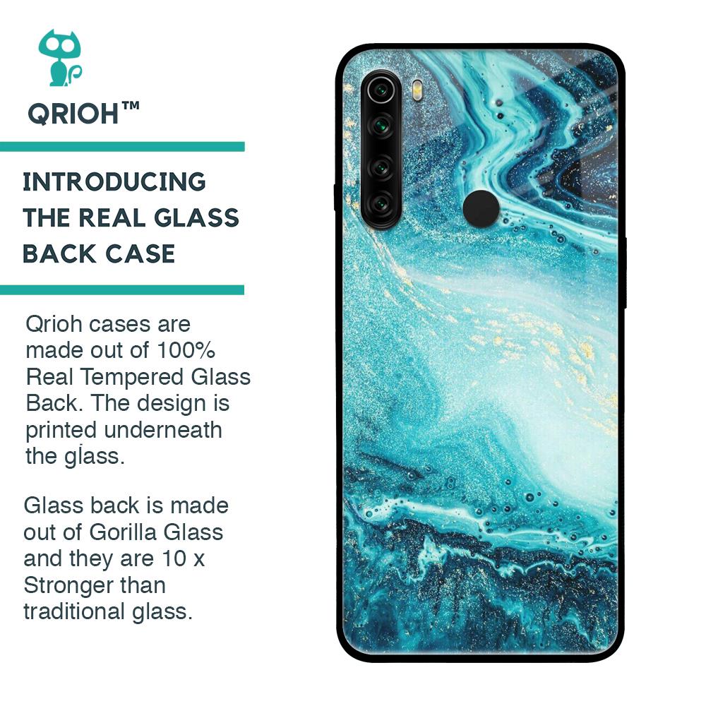 Sea Water Glass case for Xiaomi Redmi Note 8