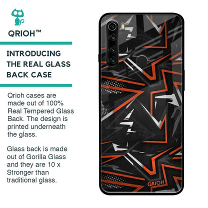 Vector Art Glass Case for Xiaomi Redmi Note 8