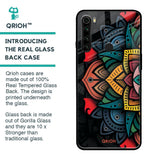 Retro Gorgeous Flower Glass Case for Xiaomi Redmi Note 8