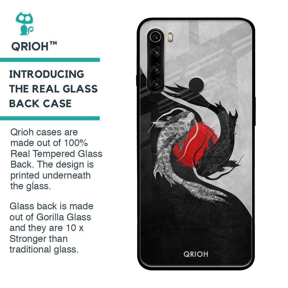 Japanese Art Glass Case for Xiaomi Redmi Note 8