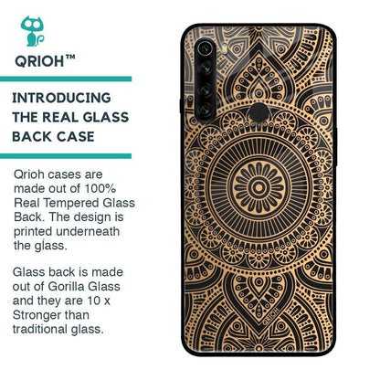 Luxury Mandala Glass Case for Xiaomi Redmi Note 8