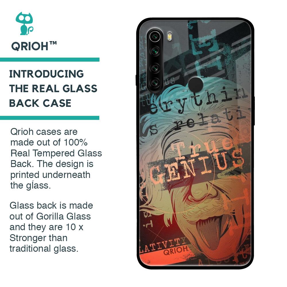 True Genius Glass Case for Xiaomi Redmi Note 8