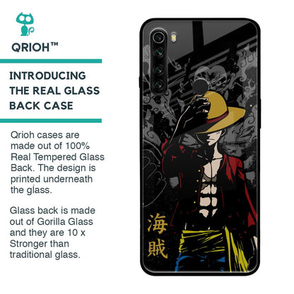 Dark Luffy Glass Case for Xiaomi Redmi Note 8