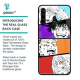 Anime Sketch Glass Case for Xiaomi Redmi Note 8