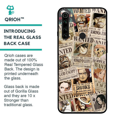 Dead Or Alive Glass Case for Xiaomi Redmi Note 8