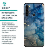 Blue Cool Marble Glass Case for Xiaomi Redmi Note 8