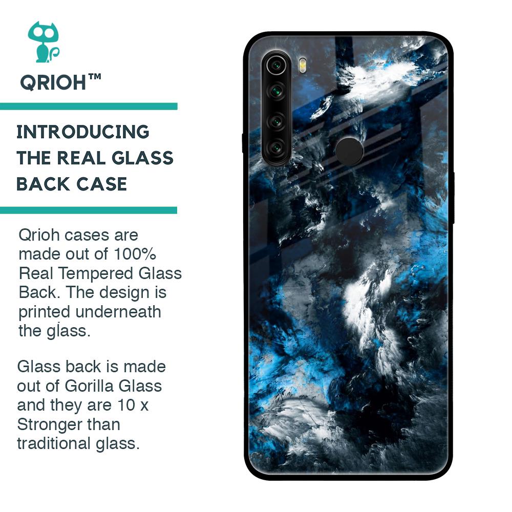 Cloudy Dust Glass Case for Xiaomi Redmi Note 8