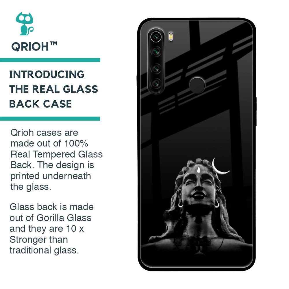 Adiyogi Glass Case for Xiaomi Redmi Note 8