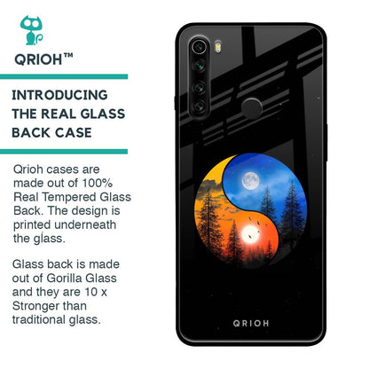 Yin Yang Balance Glass Case for Xiaomi Redmi Note 8