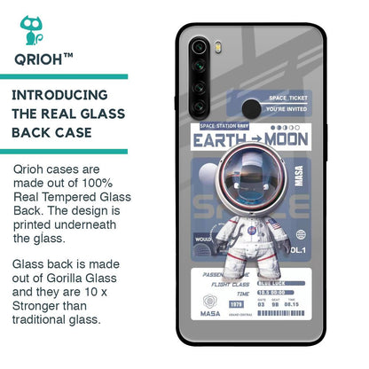 Space Flight Pass Glass Case for Xiaomi Redmi Note 8