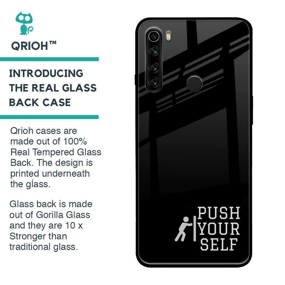 Push Your Self Glass Case for Xiaomi Redmi Note 8