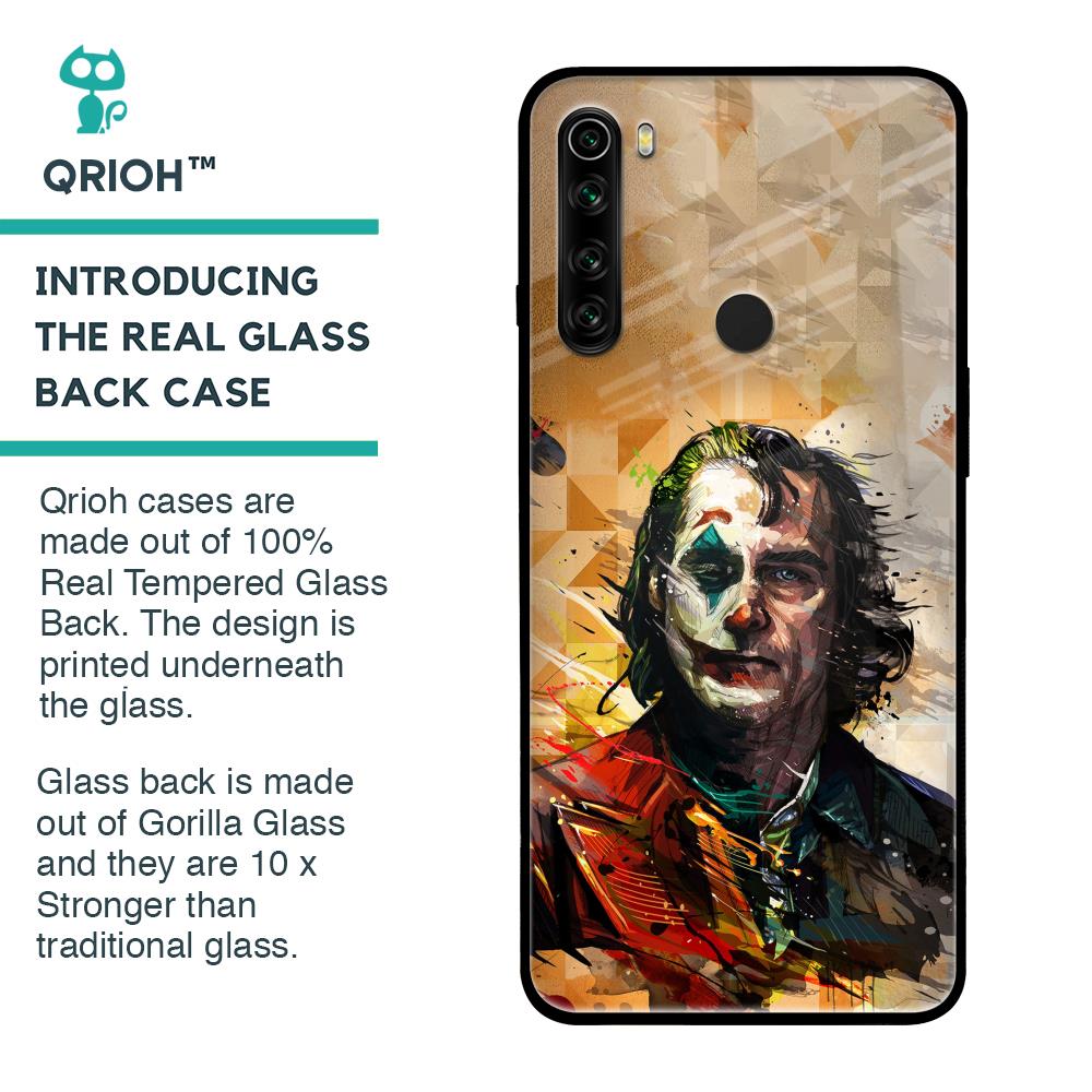 Psycho Villain Glass Case for Xiaomi Redmi Note 8