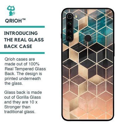 Bronze Texture Glass Case for Xiaomi Redmi Note 8