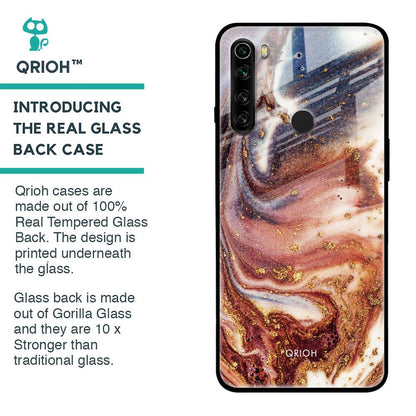 Exceptional Texture Glass Case for Xiaomi Redmi Note 8