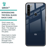 Overshadow Blue Glass Case For Xiaomi Redmi Note 8