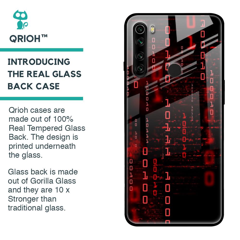 Let's Decode Glass Case For Xiaomi Redmi Note 8