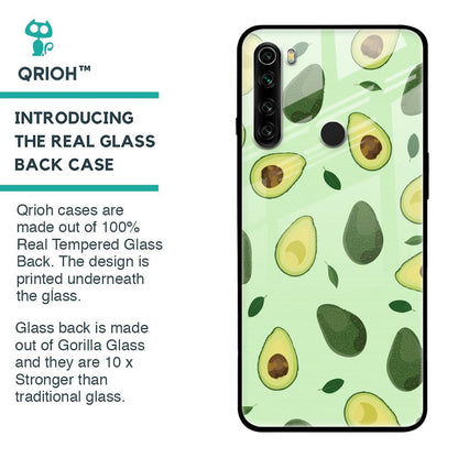 Pears Green Glass Case For Xiaomi Redmi Note 8