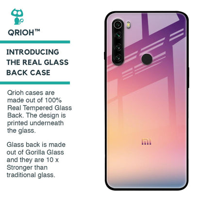 Lavender Purple Glass case for Xiaomi Redmi Note 8