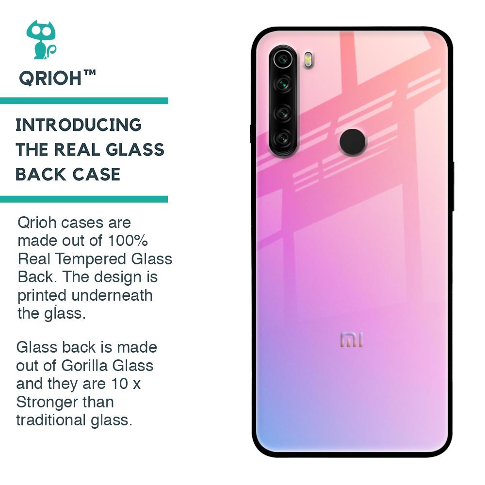 Dusky Iris Glass case for Xiaomi Redmi Note 8