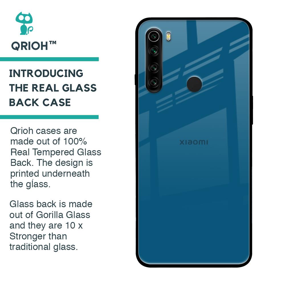 Cobalt Blue Glass Case for Xiaomi Redmi Note 8