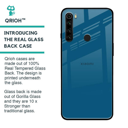 Cobalt Blue Glass Case for Xiaomi Redmi Note 8