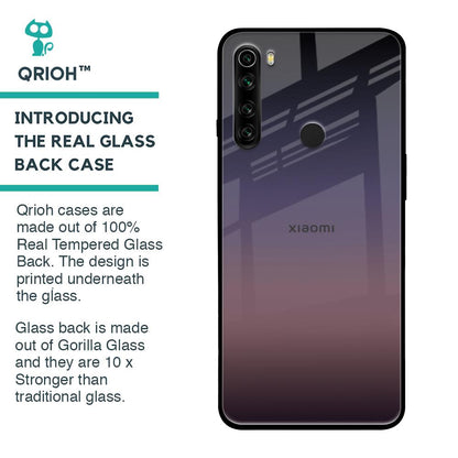 Grey Ombre Glass Case for Xiaomi Redmi Note 8