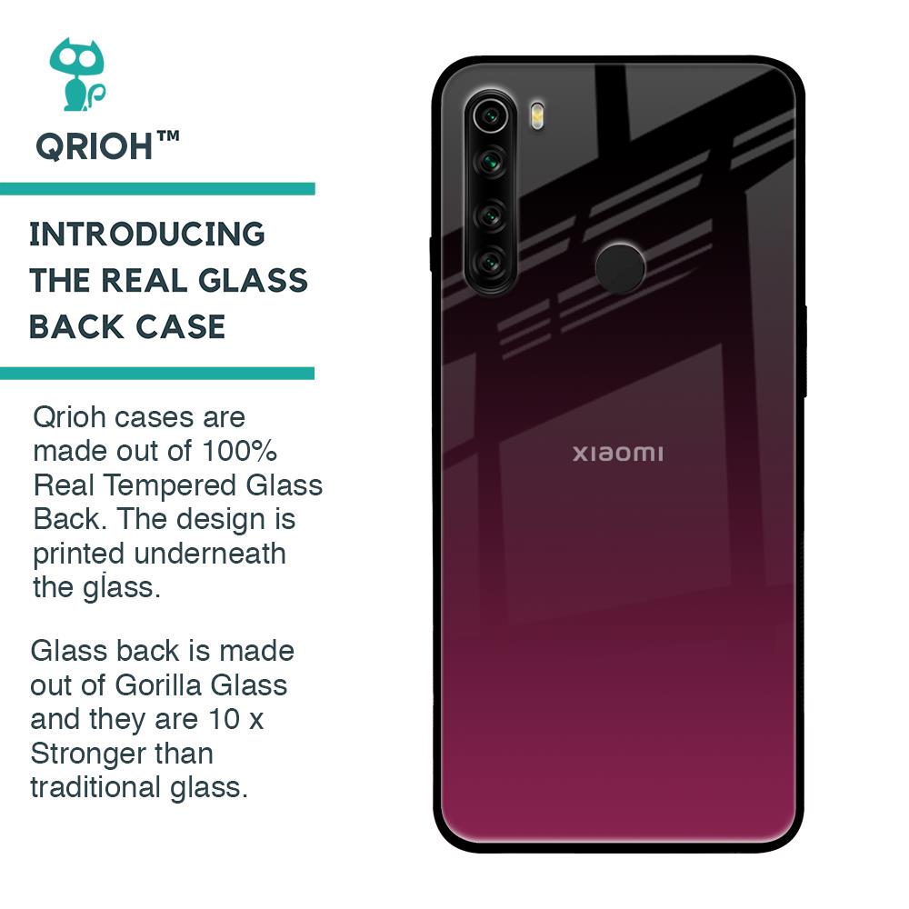 Wisconsin Wine Glass Case For Xiaomi Redmi Note 8