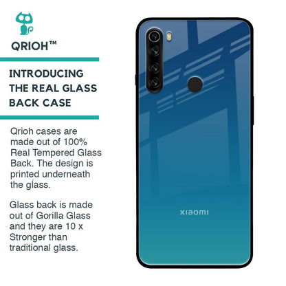 Celestial Blue Glass Case For Xiaomi Redmi Note 8