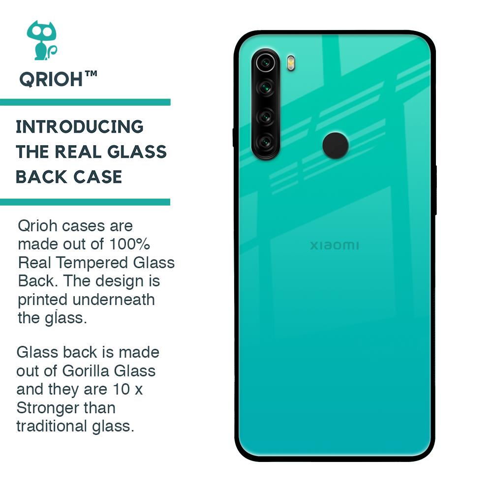 Cuba Blue Glass Case For Xiaomi Redmi Note 8