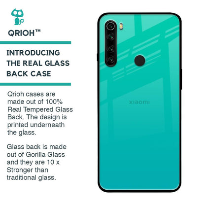 Cuba Blue Glass Case For Xiaomi Redmi Note 8