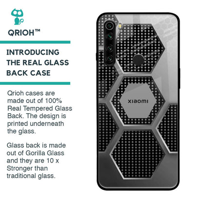 Hexagon Style Glass Case For Xiaomi Redmi Note 8