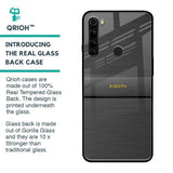 Grey Metallic Glass Case For Xiaomi Redmi Note 8