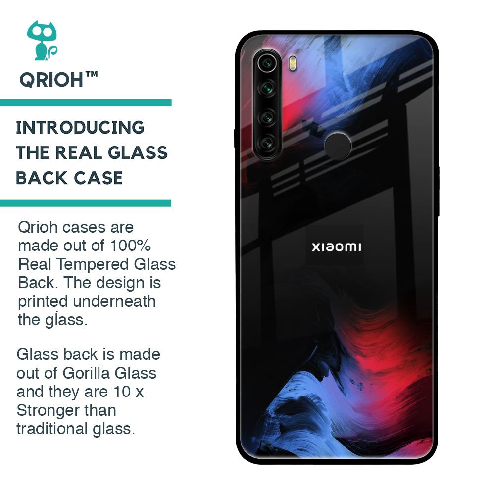 Fine Art Wave Glass Case for Xiaomi Redmi Note 8