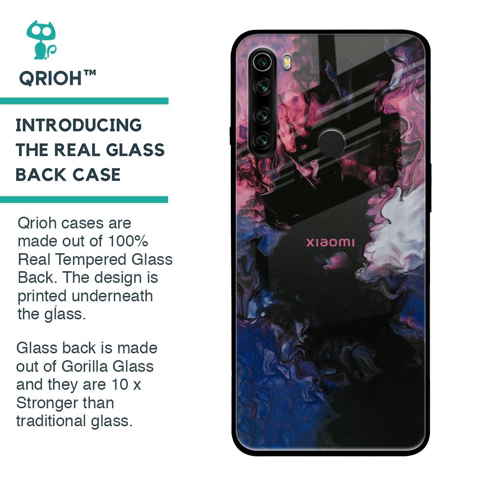 Smudge Brush Glass case for Xiaomi Redmi Note 8