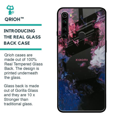 Smudge Brush Glass case for Xiaomi Redmi Note 8
