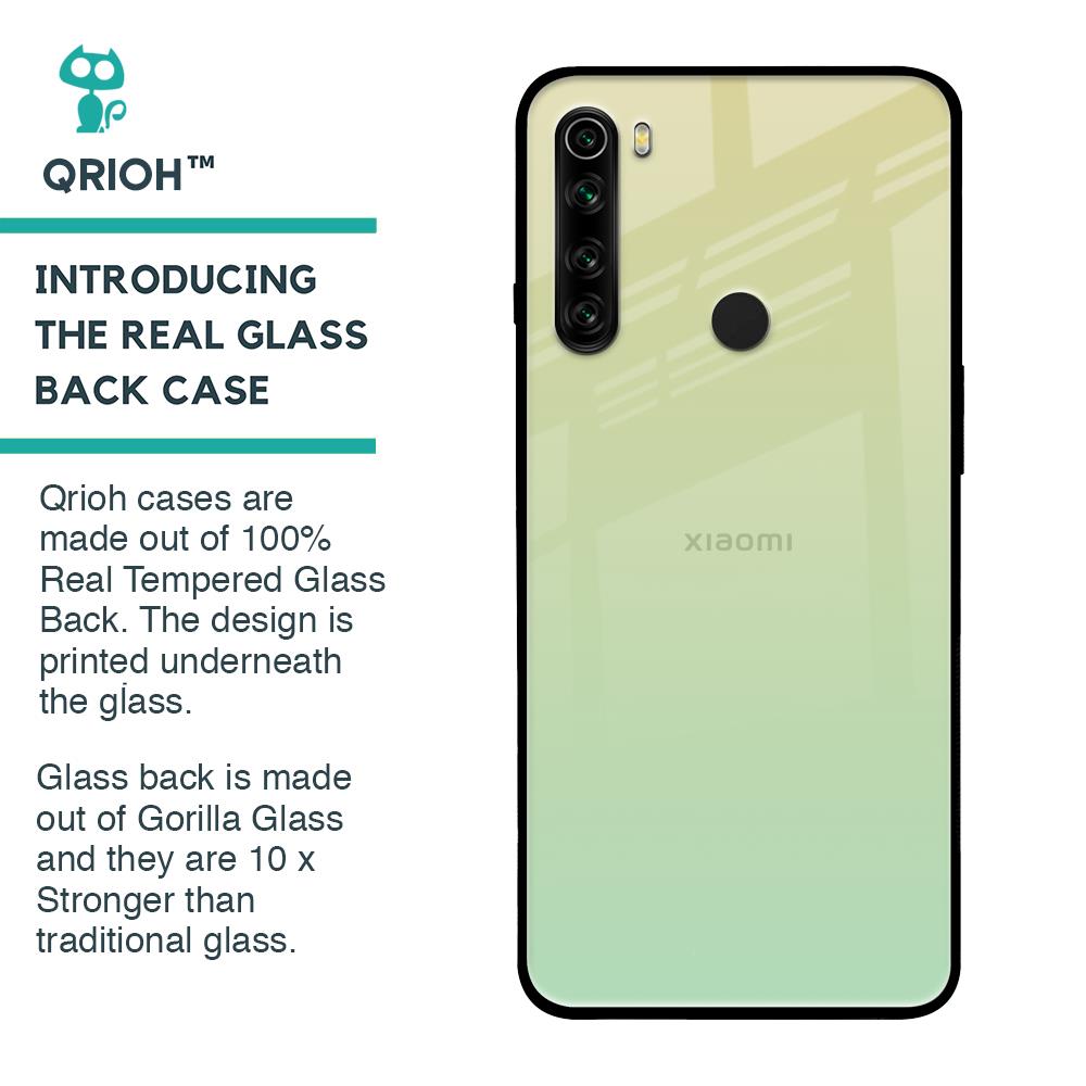 Mint Green Gradient Glass Case for Xiaomi Redmi Note 8
