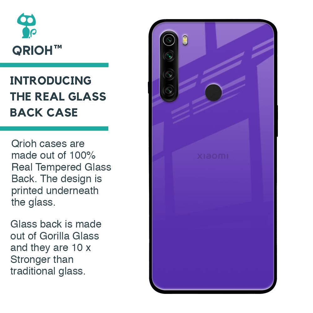 Amethyst Purple Glass Case for Xiaomi Redmi Note 8