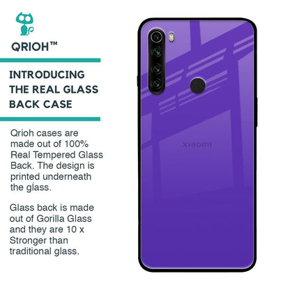 Amethyst Purple Glass Case for Xiaomi Redmi Note 8