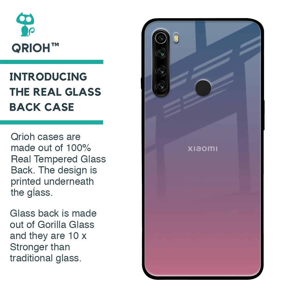Pastel Gradient Glass Case for Xiaomi Redmi Note 8