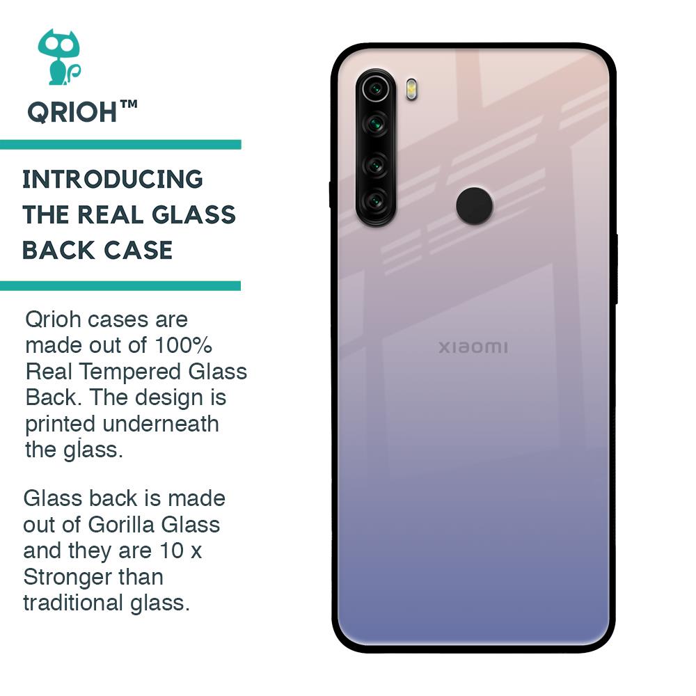 Rose Hue Glass Case for Xiaomi Redmi Note 8