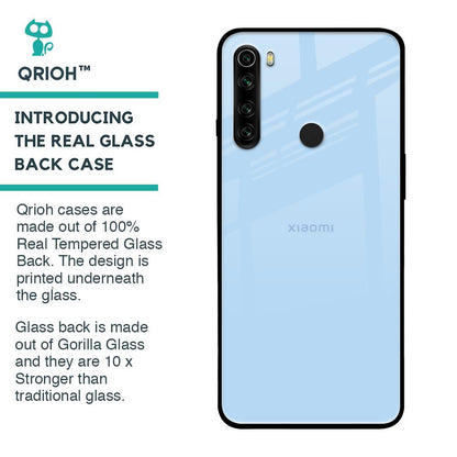 Pastel Sky Blue Glass Case for Xiaomi Redmi Note 8