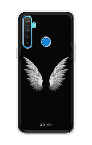White Angel Wings Realme 5 Back Cover