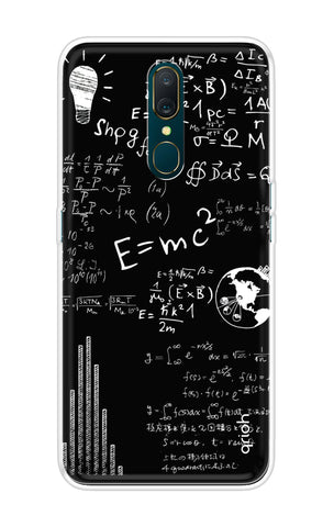 Equation Doodle Oppo A9 Back Cover