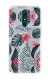 Retro Floral Leaf Oppo A9 Back Cover
