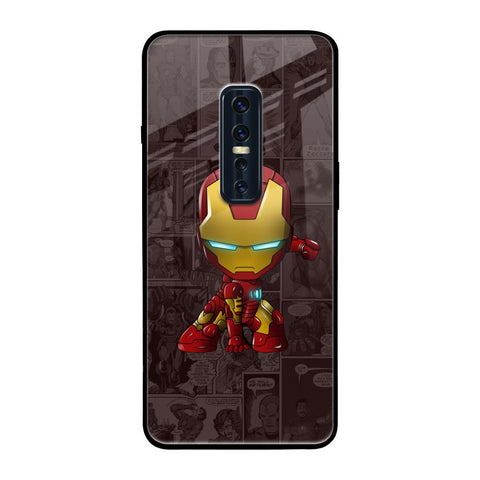 Angry Baby Super Hero Vivo V17 Pro Glass Back Cover Online