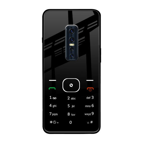 Classic Keypad Pattern Vivo V17 Pro Glass Back Cover Online