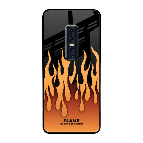 Fire Flame Vivo V17 Pro Glass Back Cover Online