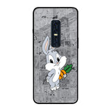 Cute Baby Bunny Vivo V17 Pro Glass Back Cover Online