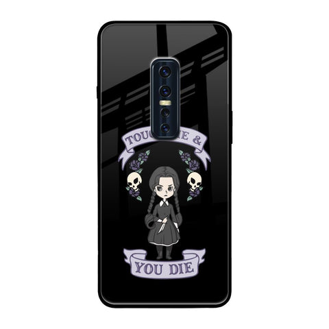 Touch Me & You Die Vivo V17 Pro Glass Back Cover Online