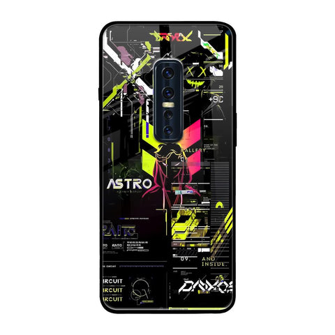 Astro Glitch Vivo V17 Pro Glass Back Cover Online